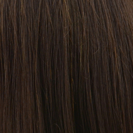 Asian Human Hair Wig Dark Brown with Highlights KESHI # 2/4+6/8H