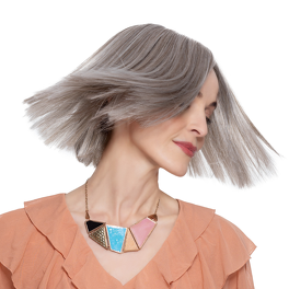 Synthetic Wig in Multi-Tonal Grey PEONY # 101/60/14