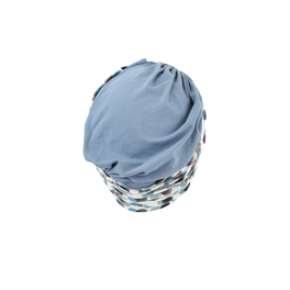 Asymmetrical Turban in Blue BOMBAY # B84/B334