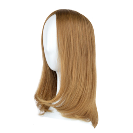 Slavic dark blond natural hair topper STILLA 35cm #10