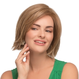 Heat-Resistant Synthetic Brown Wig with Dark Roots SALBIA # 6/8/4R