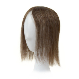 Slavic virgin natural hair topper 28cm DELMAR # Grey 4/6