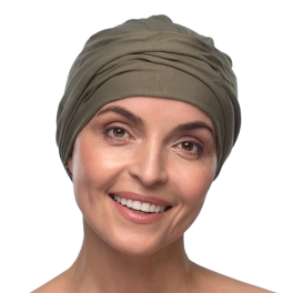 Olive Green Turban SANDRA # B104