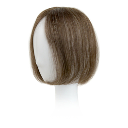 Slavic virgin hair natural topper DELMAR 23cm # Grey 4/6