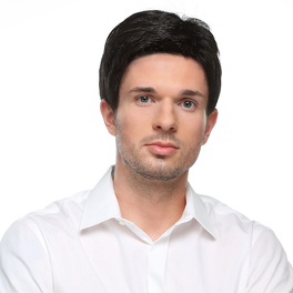 Men's synthetic wig medium brown ADAM # M10/20