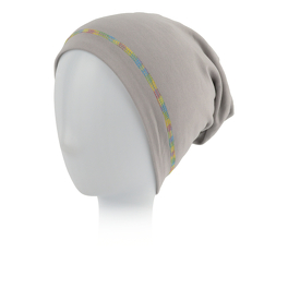 Sporty cut lightweight and fitted grey turban ELIF # B63