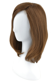 Women's wig made of natural virgin hair, medium brown, 30cm KYA S XY #6/8