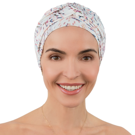 Fitted turban in delicate patterns ELA #109