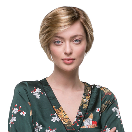 Synthetic brown wig with light highlights FLORA #8/27*