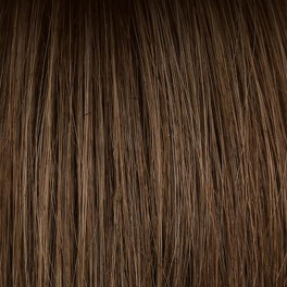 Synthetic long wig in warm multi-tone brown with roots ANN #8/12/10/6R
