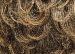 Synthetic wig dark brown with light highlights SANDRA #33/29T*