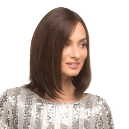 Asian Human Hair Wig Dark Brown MYSTIC # 2/4