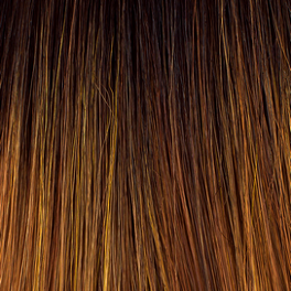 Synthetic wig in medium brown with subtle highlights and a natural root OPAL #5/14/4R