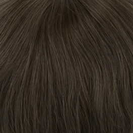 Men's toupee made of dark brown natural remy hair MOSI #3ASH