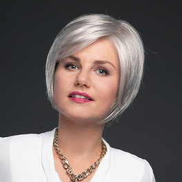 Synthetic dark blond wig with roots AGATE #8/16/30R.