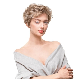 Synthetic wig in dark blonde with roots POKER LIFE #8/16/30R