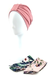 Elegant and flexible pink turban OLIVIA # BM013