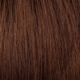Synthetic wig in warm chestnut brown with roots QUARZ #6/30/8/6R.