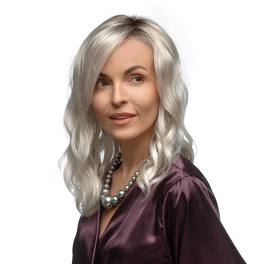 Synthetic grey wig CARLA #16/101/8R