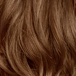 Short Wavy Synthetic Wig – Warm Brown with Highlights PISE #8/14