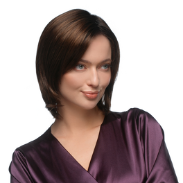 Blonde synthetic hair wig with roots CATRIONA #18/24/22/8R