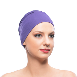 Purple everyday turban ADELA #229*