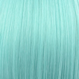 Occasional light blue party wig # synthetic