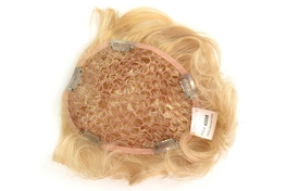 Natural light brown human hair topper LADY FLASH RH #10 (c10)