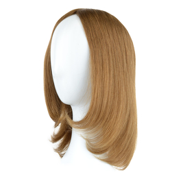 Slavic natural hair topper light brown STILLA 30cm #10