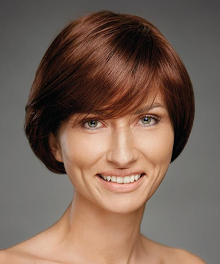 Synthetic hair wig in brown with lighter ends SONYA NEW #830/25