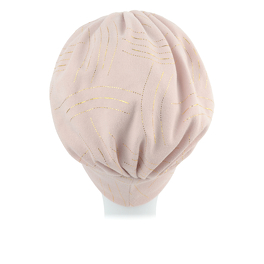 Blush pink turban set with headband SABBIA