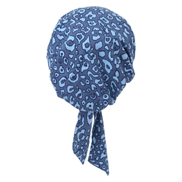 Simple to assemble, light and comfortable navy blue turban FELICJA NEW # T-394*