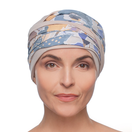 Stylish light beige turban GRENADA # B9+S77*