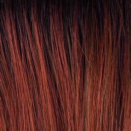 Women's synthetic wig dark red with roots HANA LIFE #130/31/4R