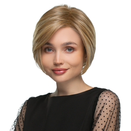 Synthetic heat-resistant wig in ashy blonde SAPPHIRE #101/60/14