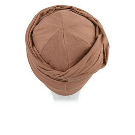 Warm light brown turban HANOI # B123