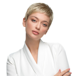 Synthetic brown wig with roots women's WISE # 8/14/6R