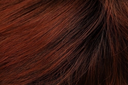 Synthetic women's wig dark red with roots KATHY LIFE #130/31/4R