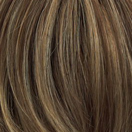 Short synthetic wig for smaller head in dark blonde with roots CORTADO SMALL #12/26/19/6R