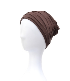 Light and comfortable brown turban ZUZA #25.