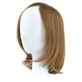 Slavic virgin natural hair topper brown AIKA 25cm #6/8/10