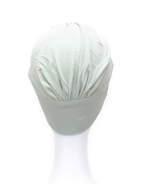 Elegant turban with subtle fabric folds PRAGUE # B/103 pistachio*