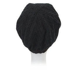 Black turban with decorative embroidery SEVILLA # Q11725
