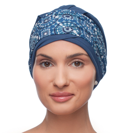 Classic blue turban GLASGOW # B100/B420