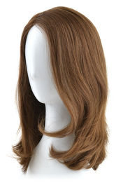 Long Slavic virgin hair wig medium brown 35cm KYA XY #6/8/10