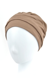Light brown turban SANDRA # B17