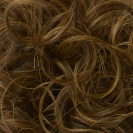Synthetic heat-resistant hair extensions in walnut brown 15cm TOUCH ME #830/131/14