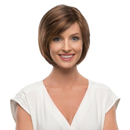 Synthetic wig medium brown with roots PROUD #6/12/19/6R