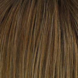 Synthetic wig medium brown with roots PROUD #6/12/19/6R