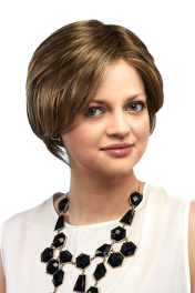 Medium Brown Synthetic Hair Wig CLEMENTINE #33/830